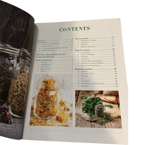 Illustrated Encyclopedia of Natural Remedies Abigail Gehring Herbal Book - Picture 4 of 6